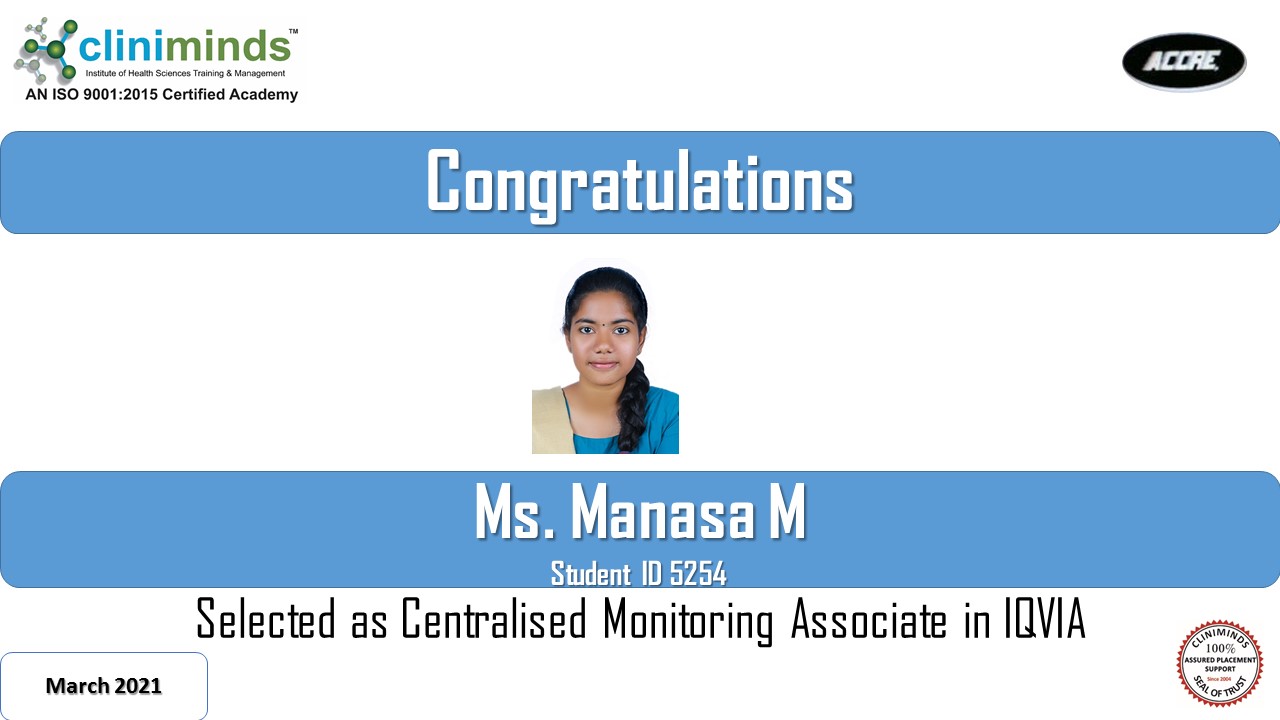 Cliniminds Drug Regulatory Affairs Placements